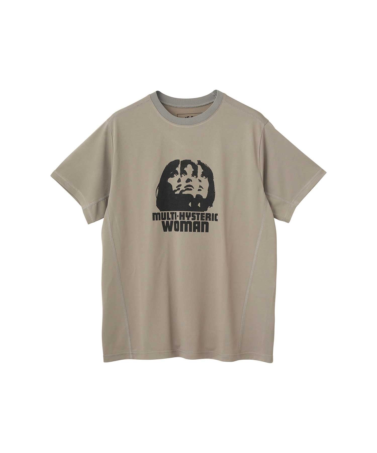 Multi Hysteric Woman Functional T-Shirt - Khaki