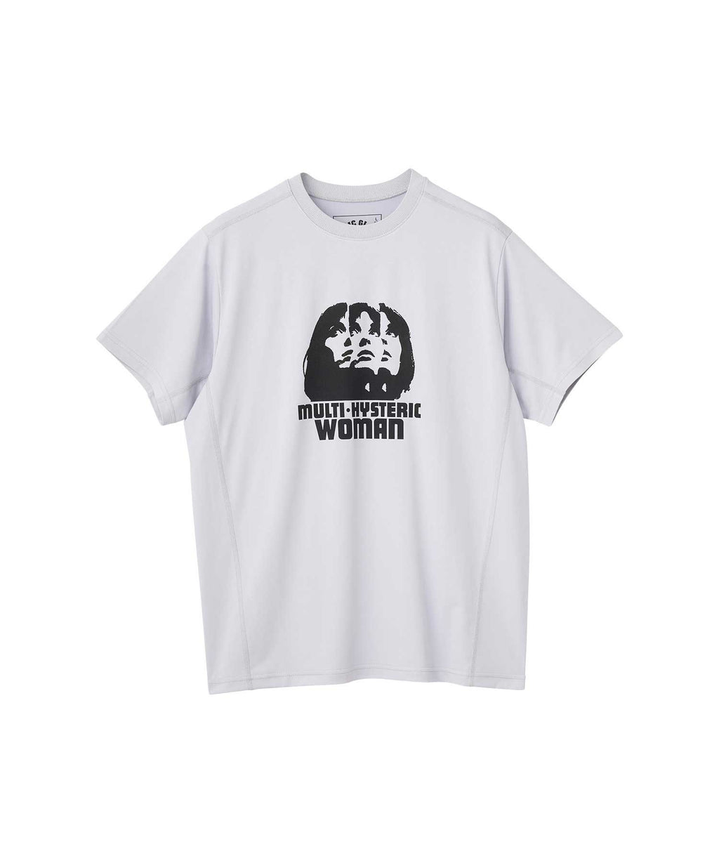 Multi Hysteric Woman Functional T-Shirt - Gray