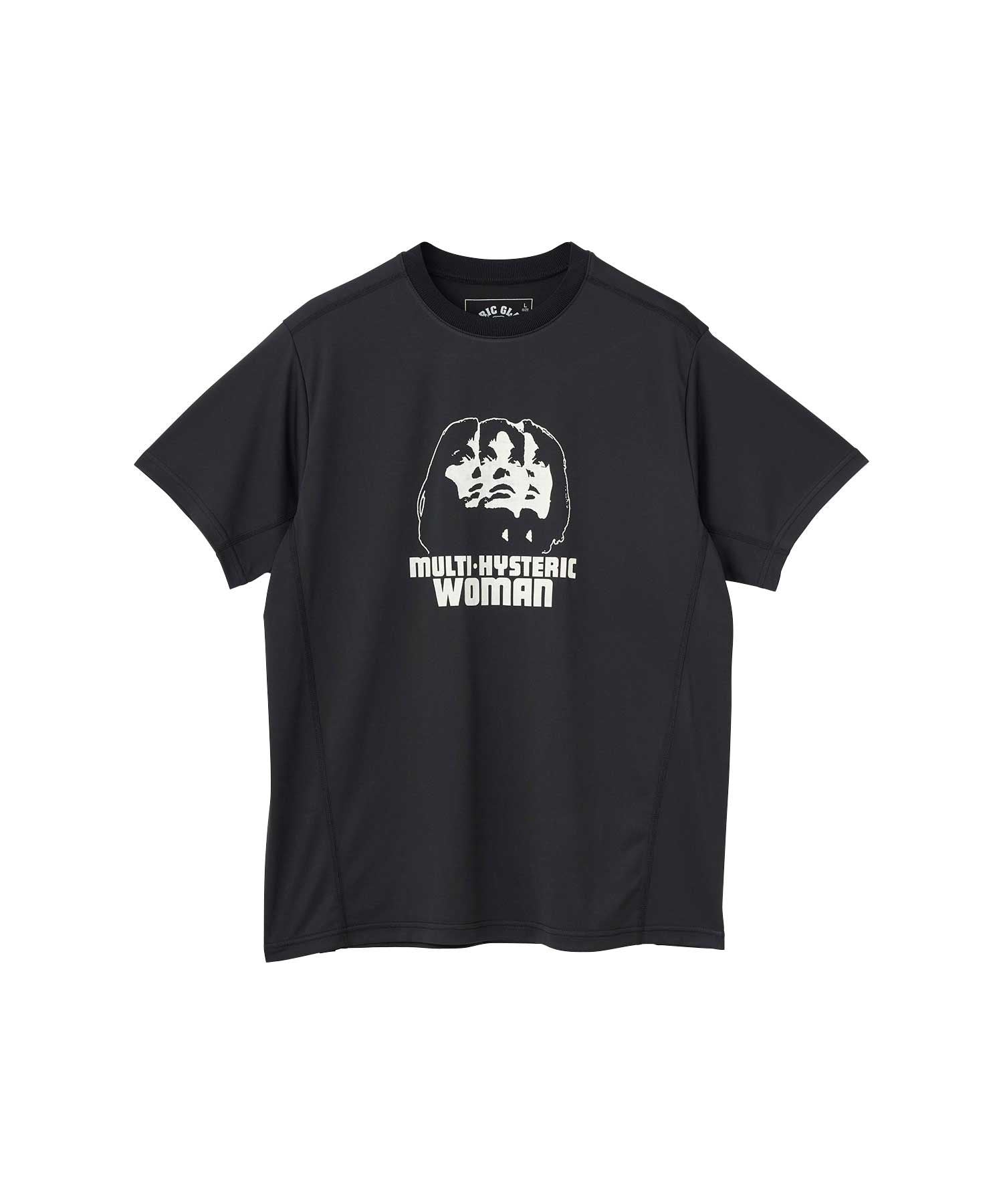 Multi Hysteric Woman Functional T-Shirt - Black