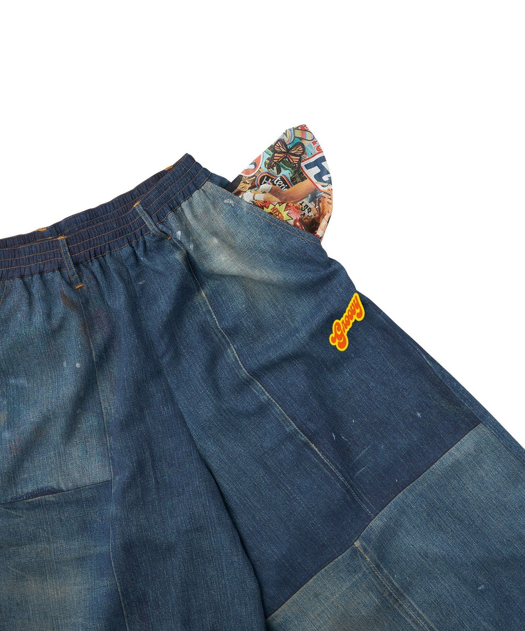 Denim Transfer Easy Pants
