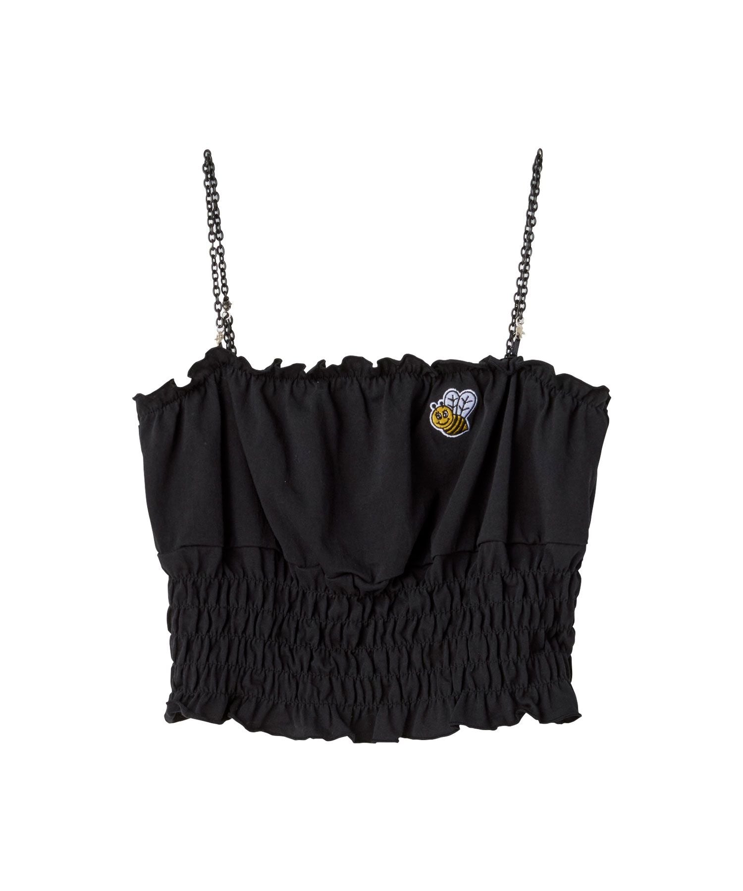 HYS BEE Embroidered Camisole - Black