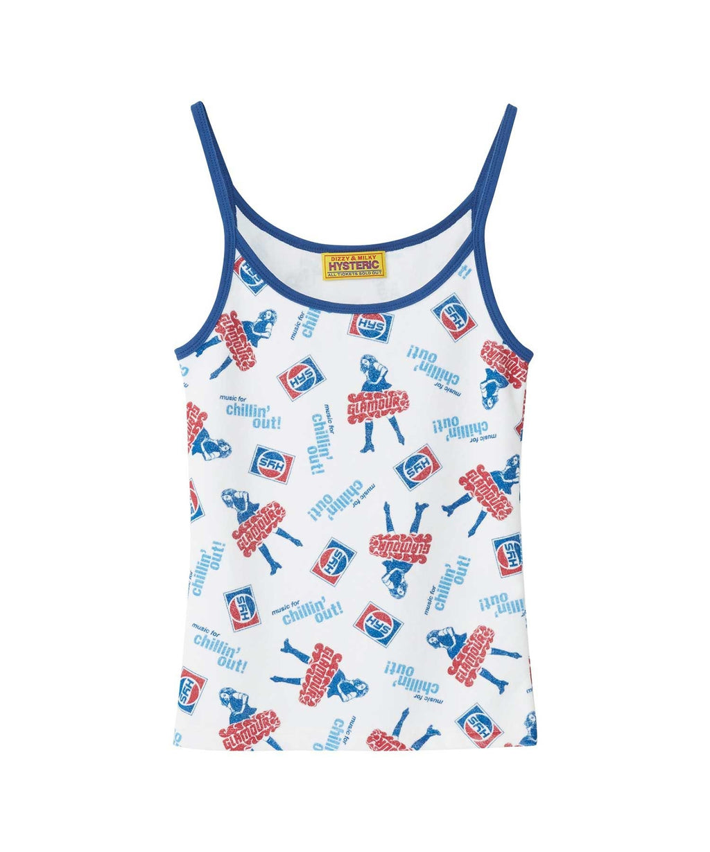 Chillin' Out! Pattern Camisole - Other White Colors