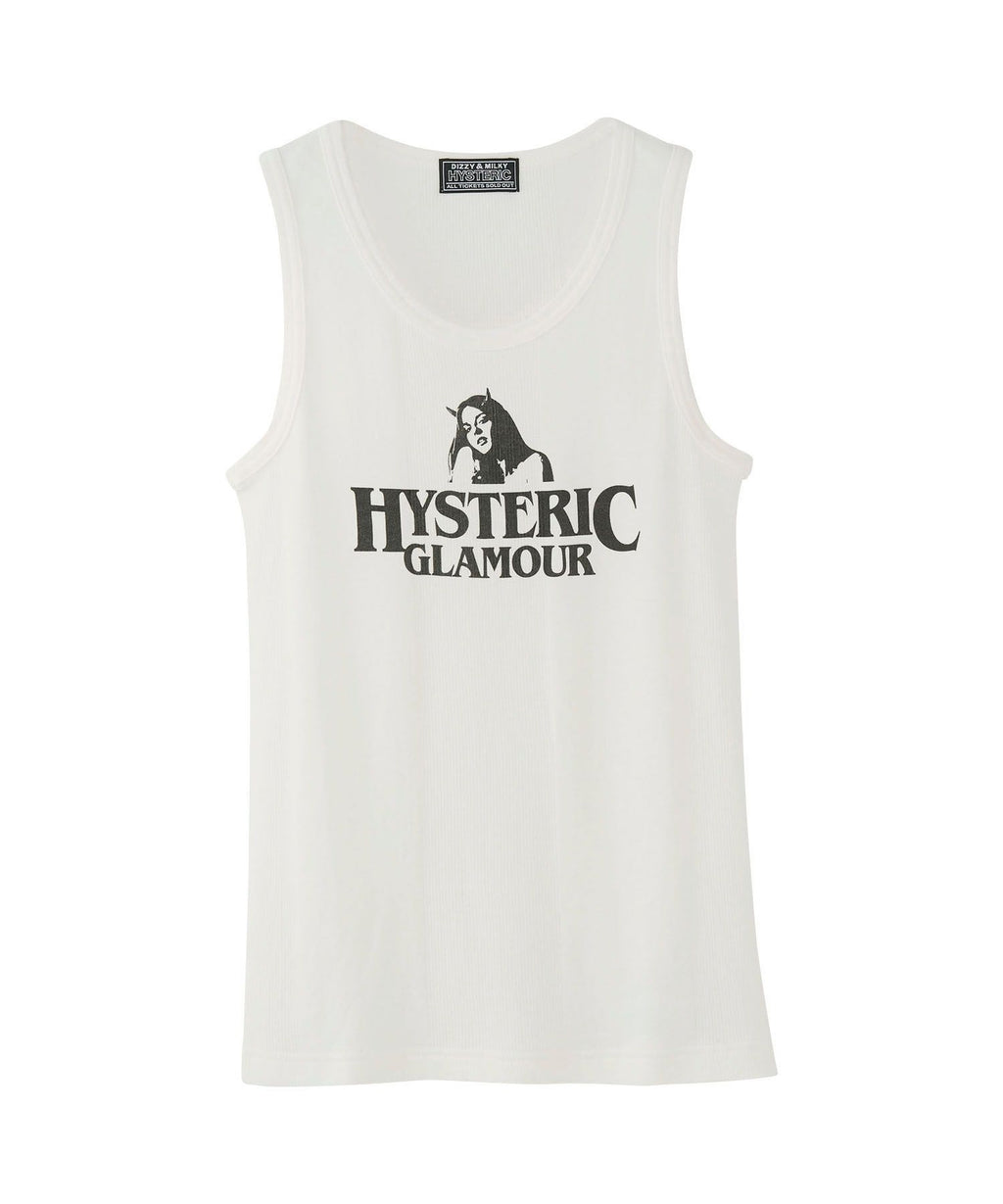 Satanic Woman Tank Top - White