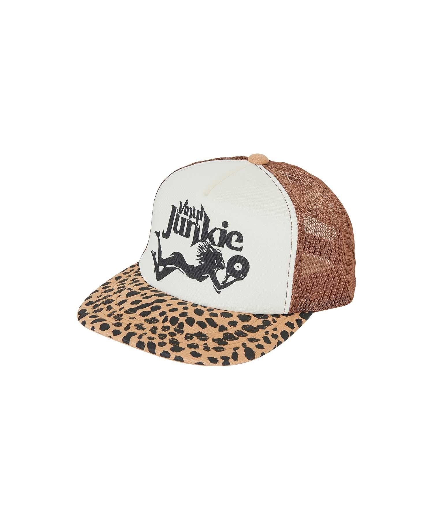 VINYL JUNKIE Mesh Cap - Brown