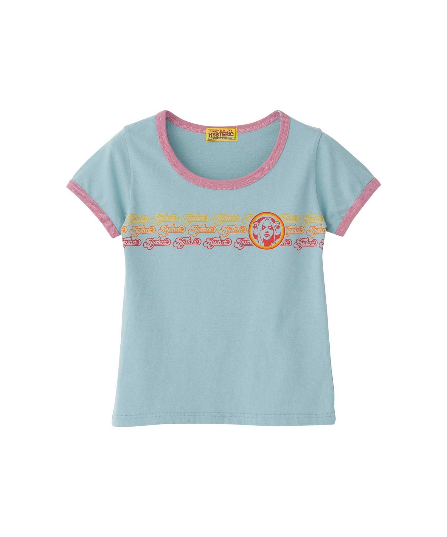 Creamy Logo Line Chibi T-Shirt - Green