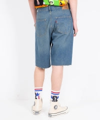 Snake Loop Denim Half Pants