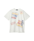 HYSTERIC SCRATCH Embroidery T-Shirt - White