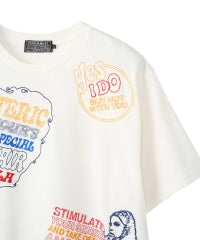 HYSTERIC SCRATCH Embroidery T-Shirt