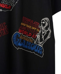 HYSTERIC SCRATCH Embroidery T-Shirt