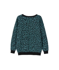 HG LEOPARD Pattern Jacquard Pullover