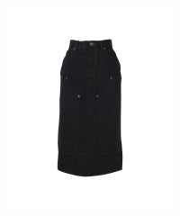 Double Knee Denim Skirt