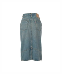 Double Knee Denim Skirt