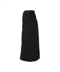 Double Knee Denim Skirt