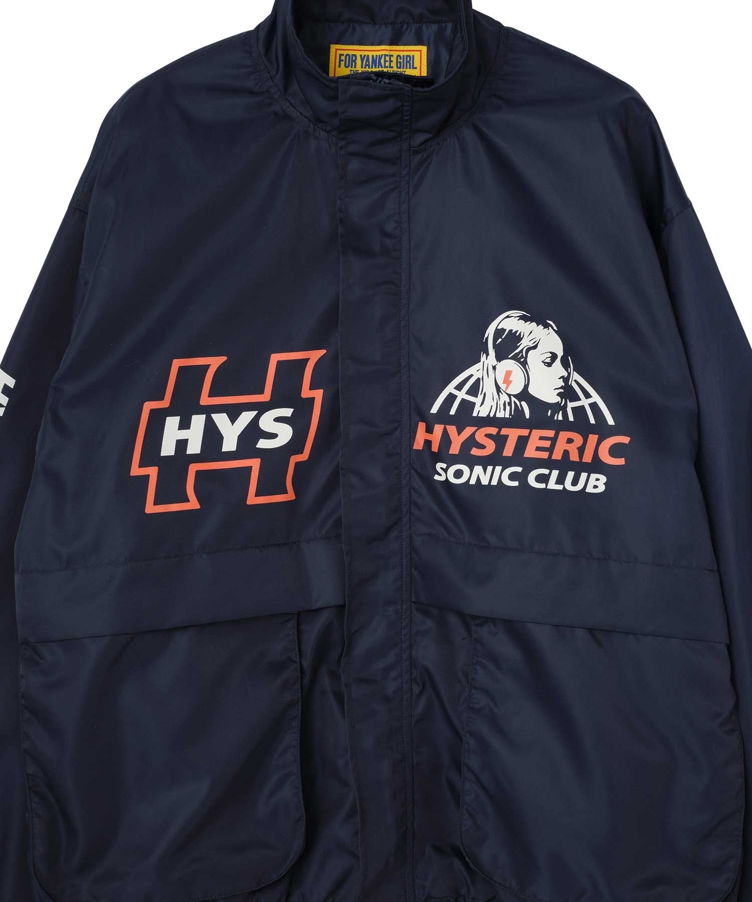 Hysteric Sonic Club Stand Collar Blouson