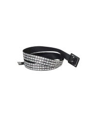 Studs Print Tape Belt