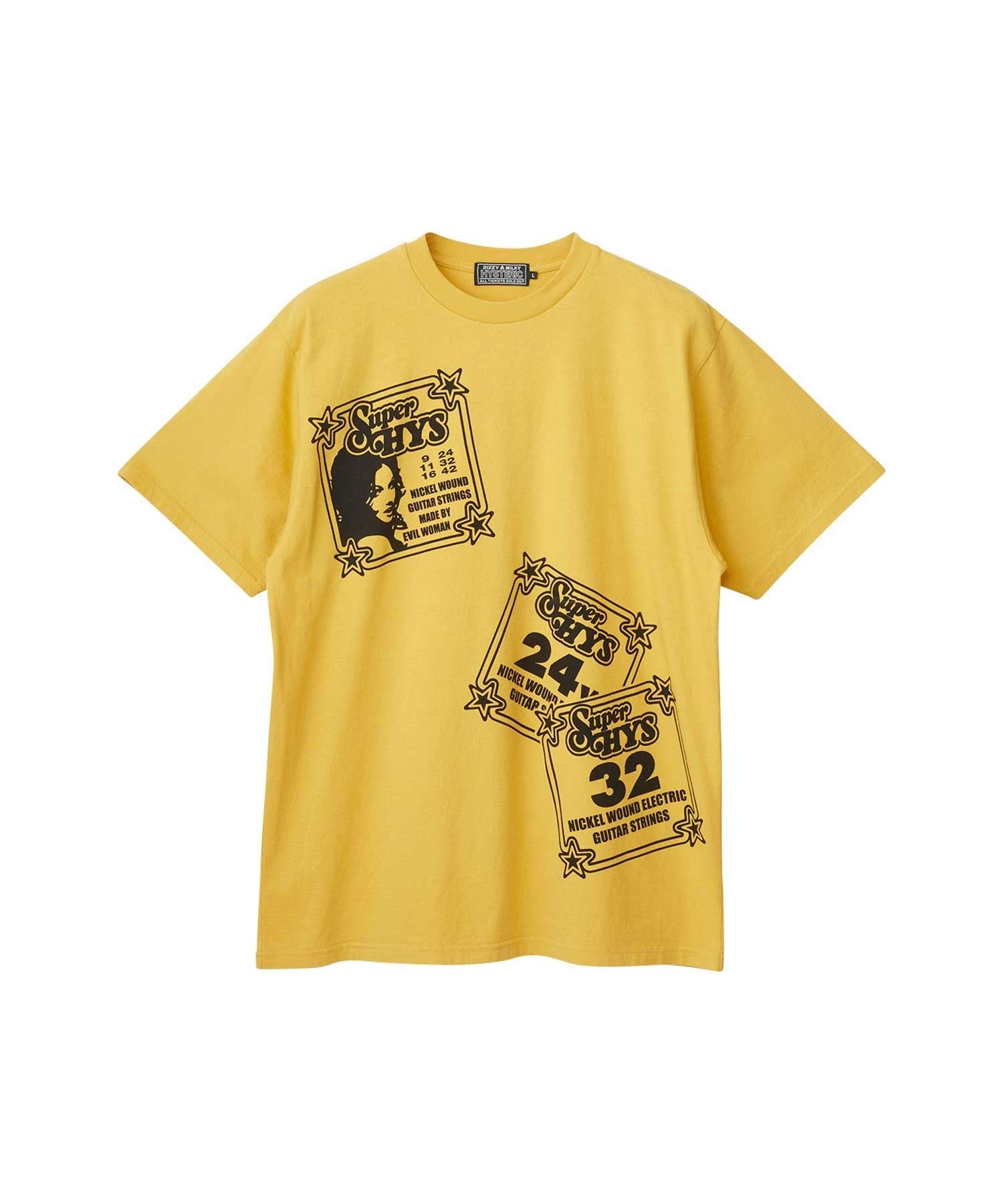 HG Guitar Strings T-Shirt - Yellow