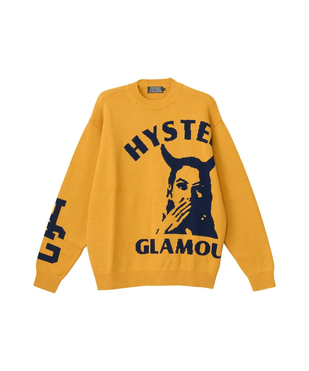 SPEAK NO EVIL Sweater - Yellow