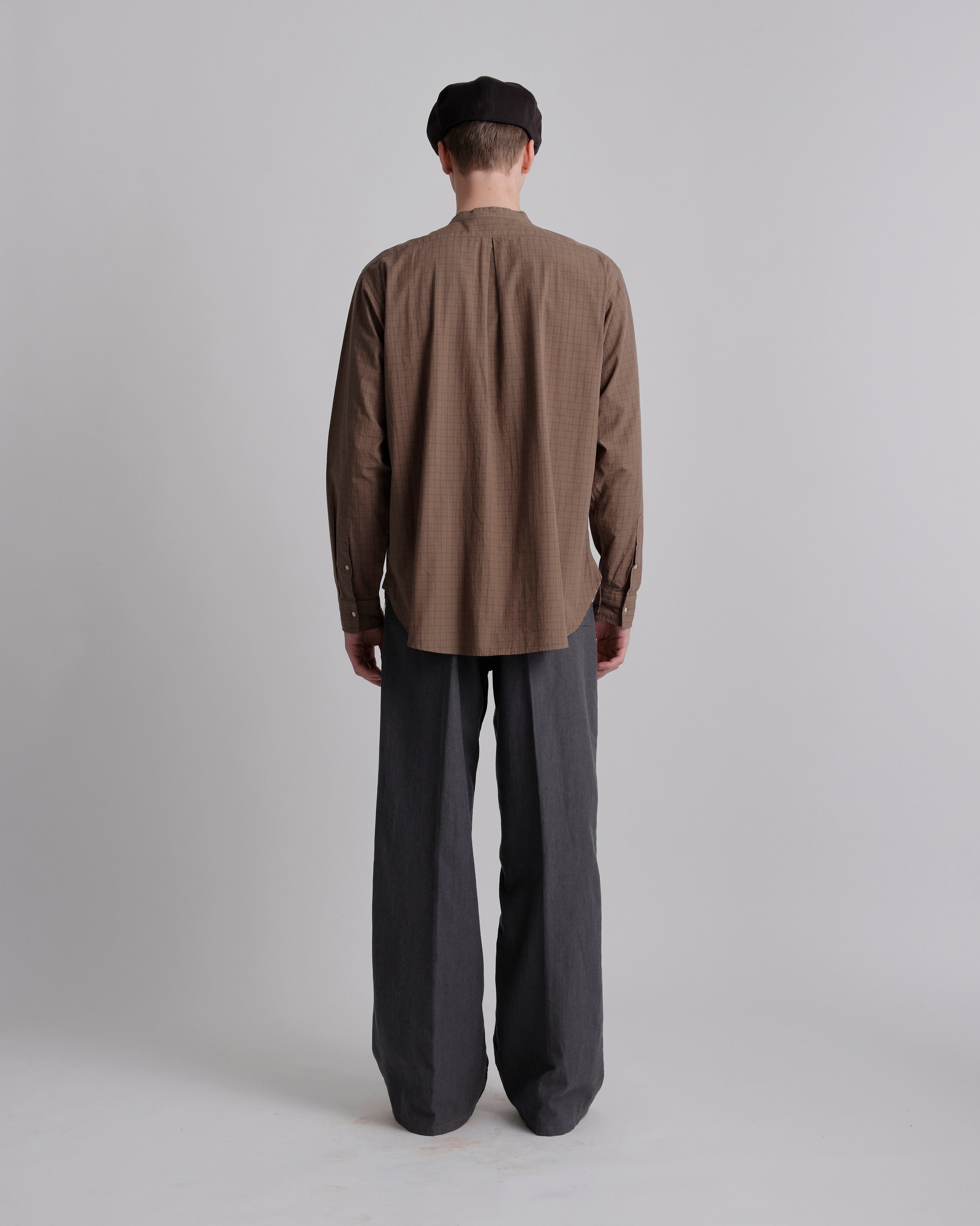 LOT.104 BAND COLLAR SHIRT