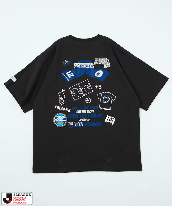 [May 15 12:00 Sale Start] J.LEAGUE × FREAK'S STORE Exclusive SUPPORTERS SHORT SLEEVE TEE [FC Machida Zelvia]