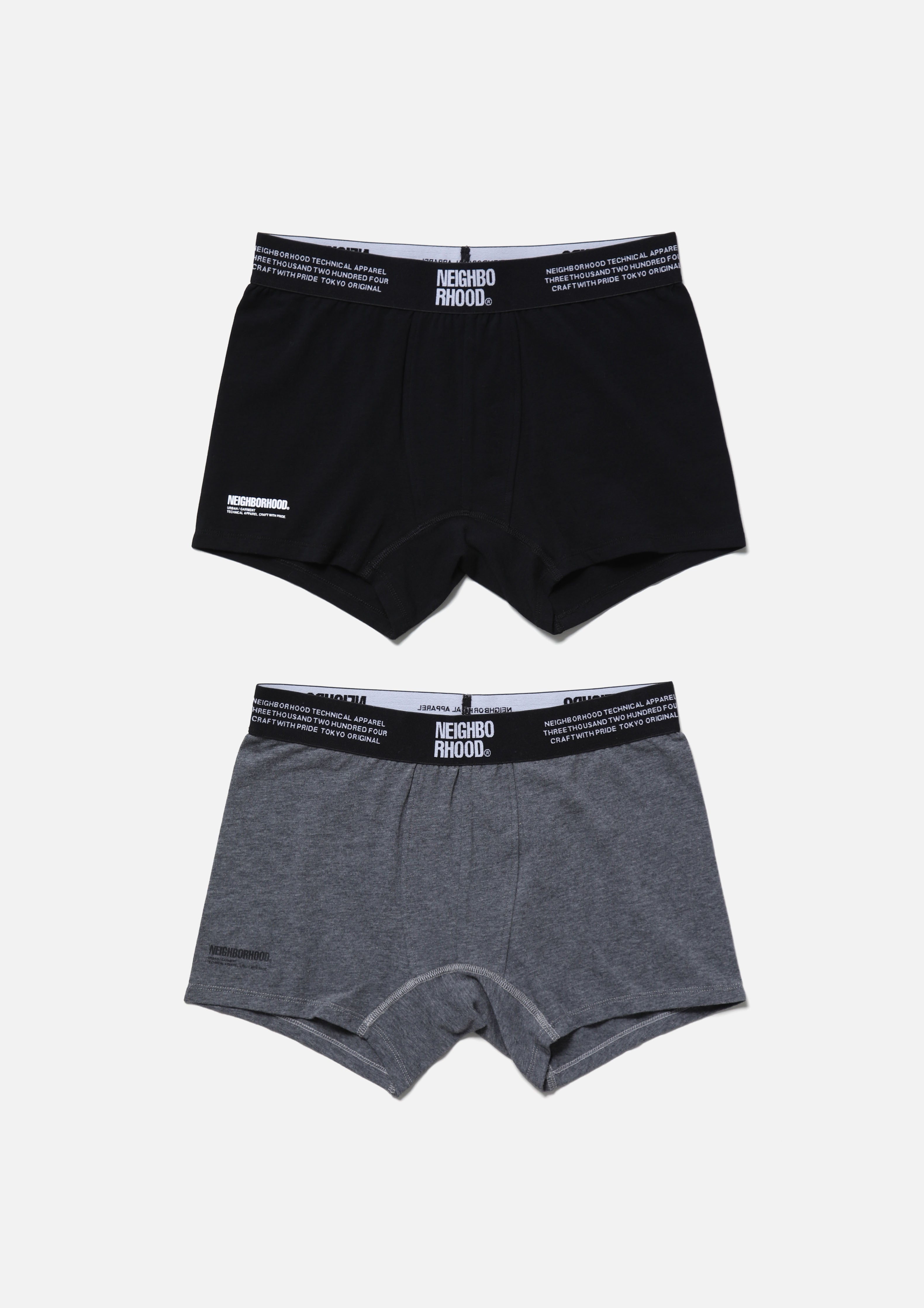 Classic 2 Pack Underpants - BLACK×GRAY