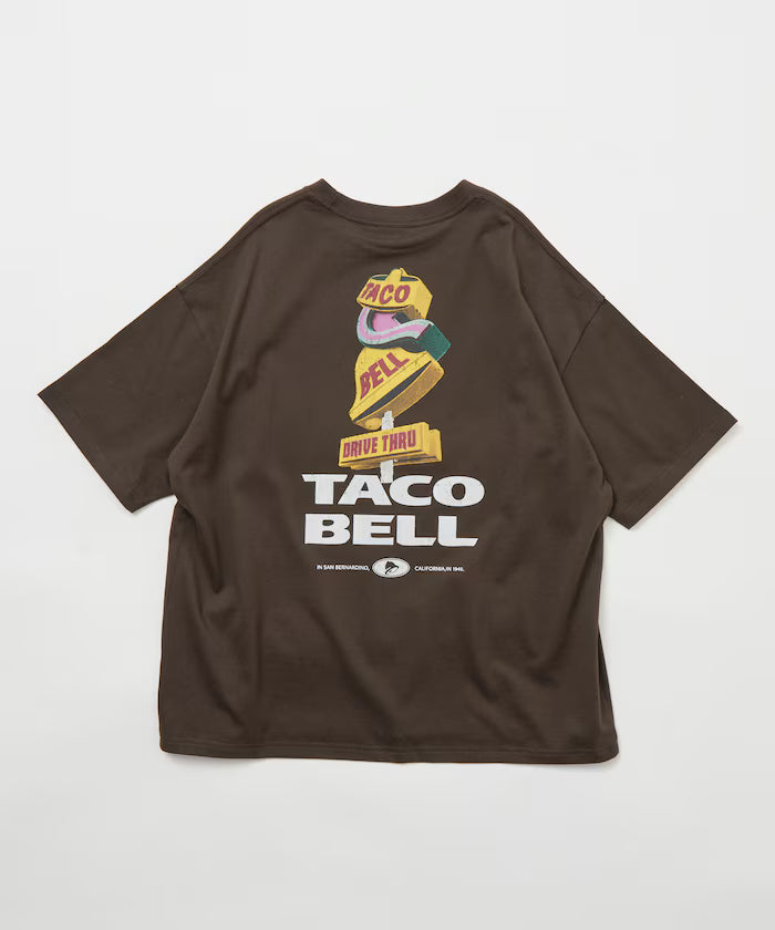 Limited Edition TACOBELL×FREAK'S STORE Exclusive Big Silhouette Back Print Crew Neck T-Shirt