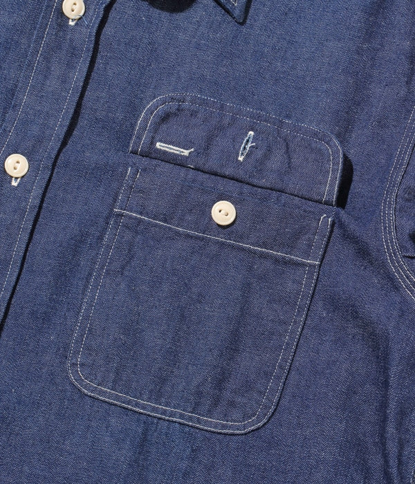 Blue Denim Work Shirt