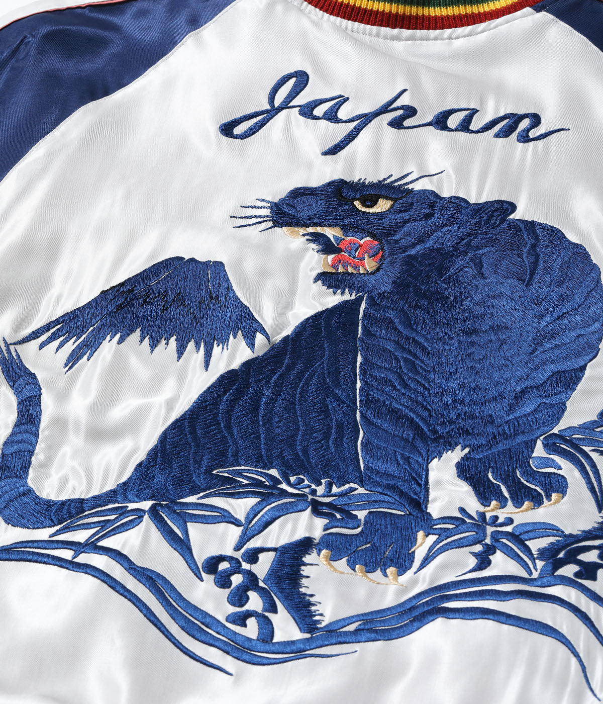 Mid 1950s Style Acetate Souvenir Jacket “EAGLE” × “BLUE TIGER”