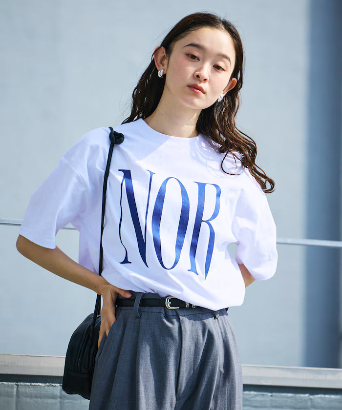 Big Silhouette Print Crew Neck T-Shirt / NOR 【Limited Release】
