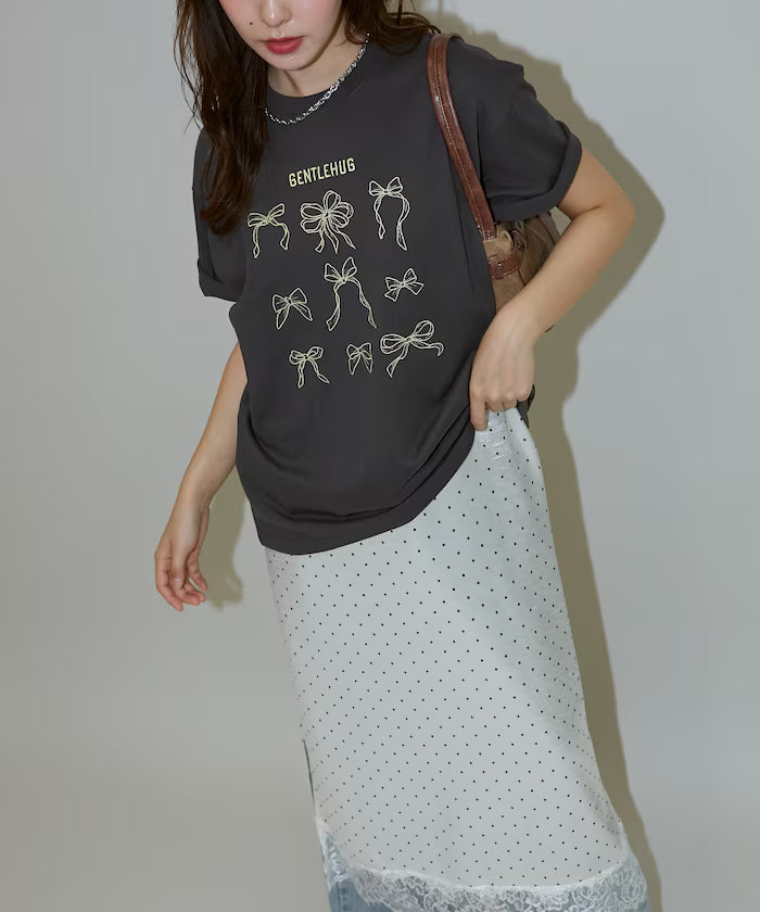 Ribbon Embroidery T-Shirt Limited Edition