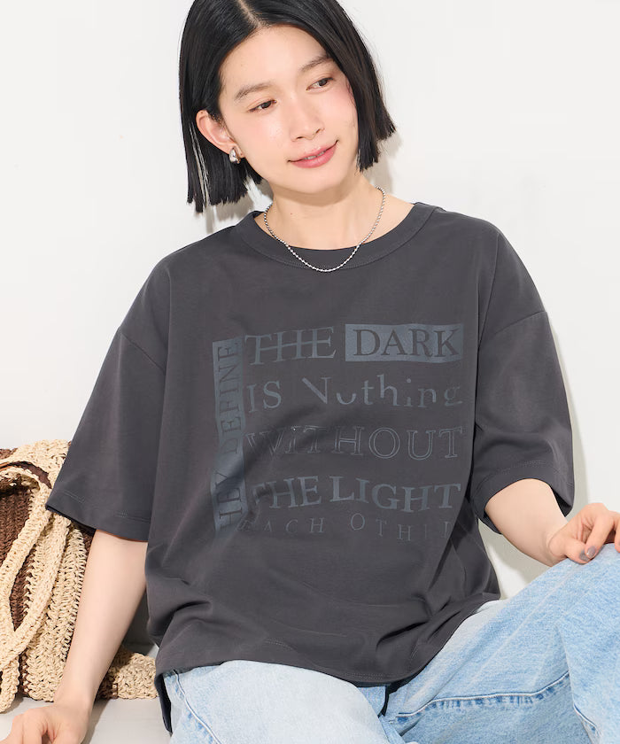 One Tone Logo T-Shirt - Charcoal Gray