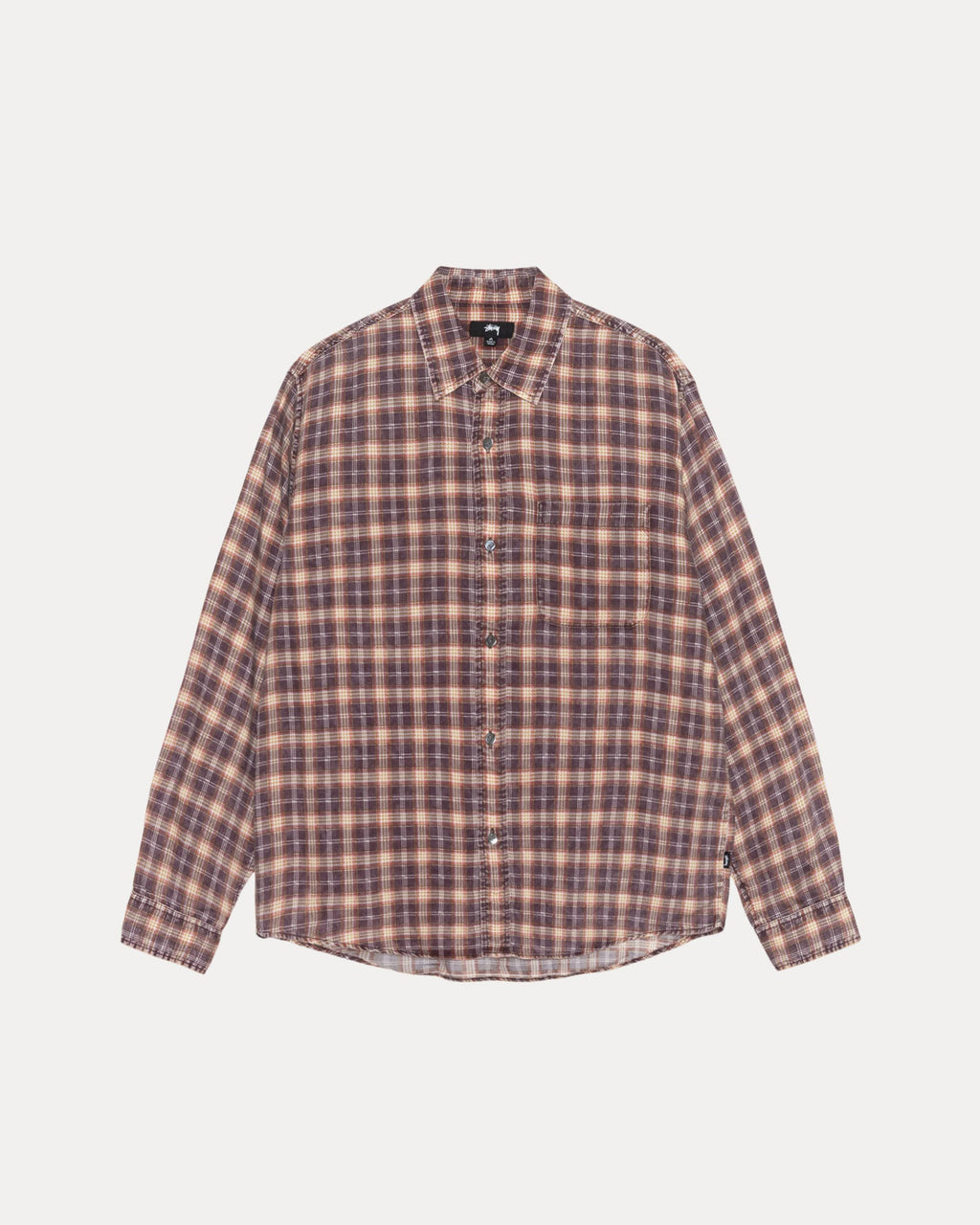MATTHEW PRINTED SHIRT - Brick
