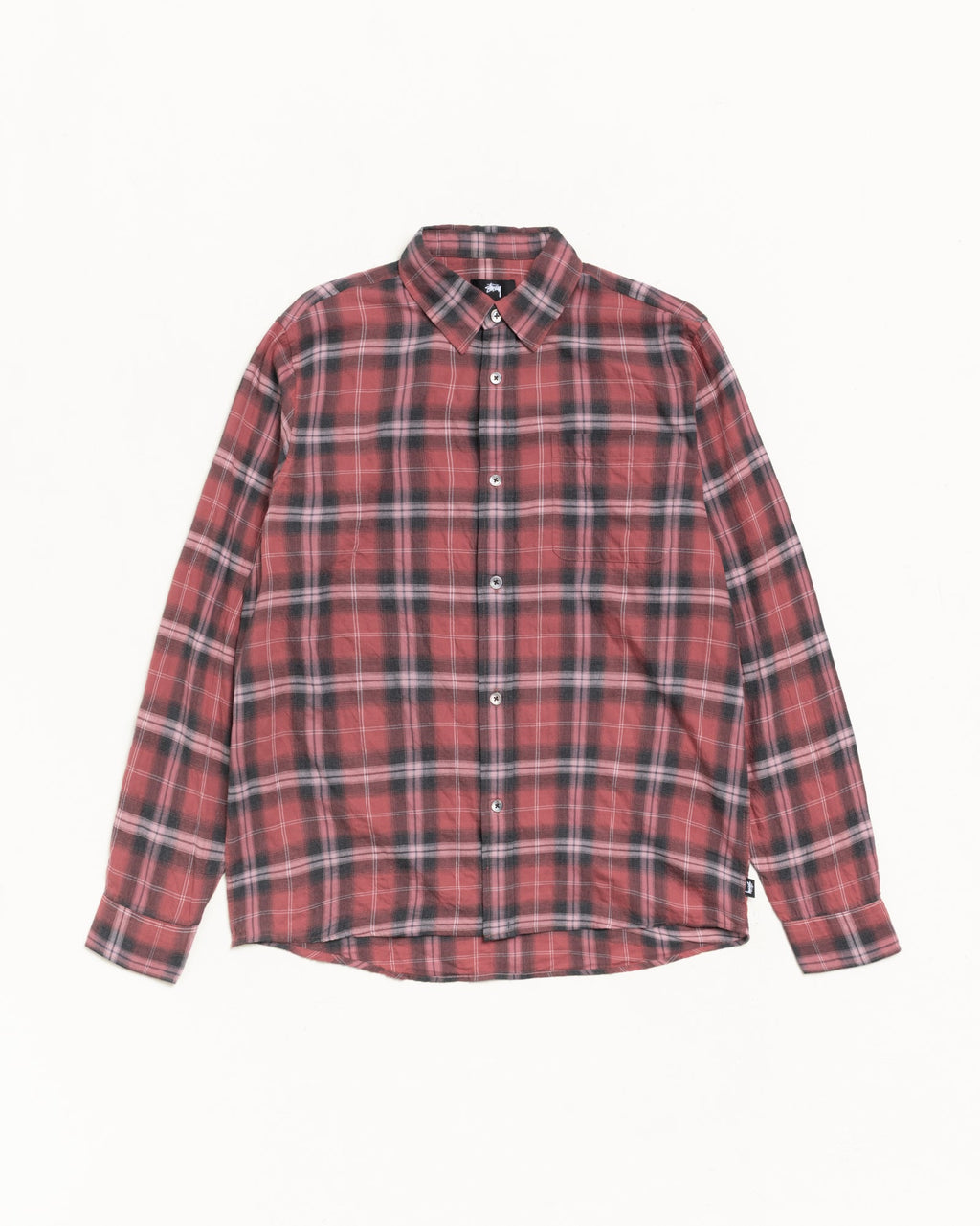 BEACH PLAID SHIRT - Red