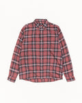 BEACH PLAID SHIRT - Red