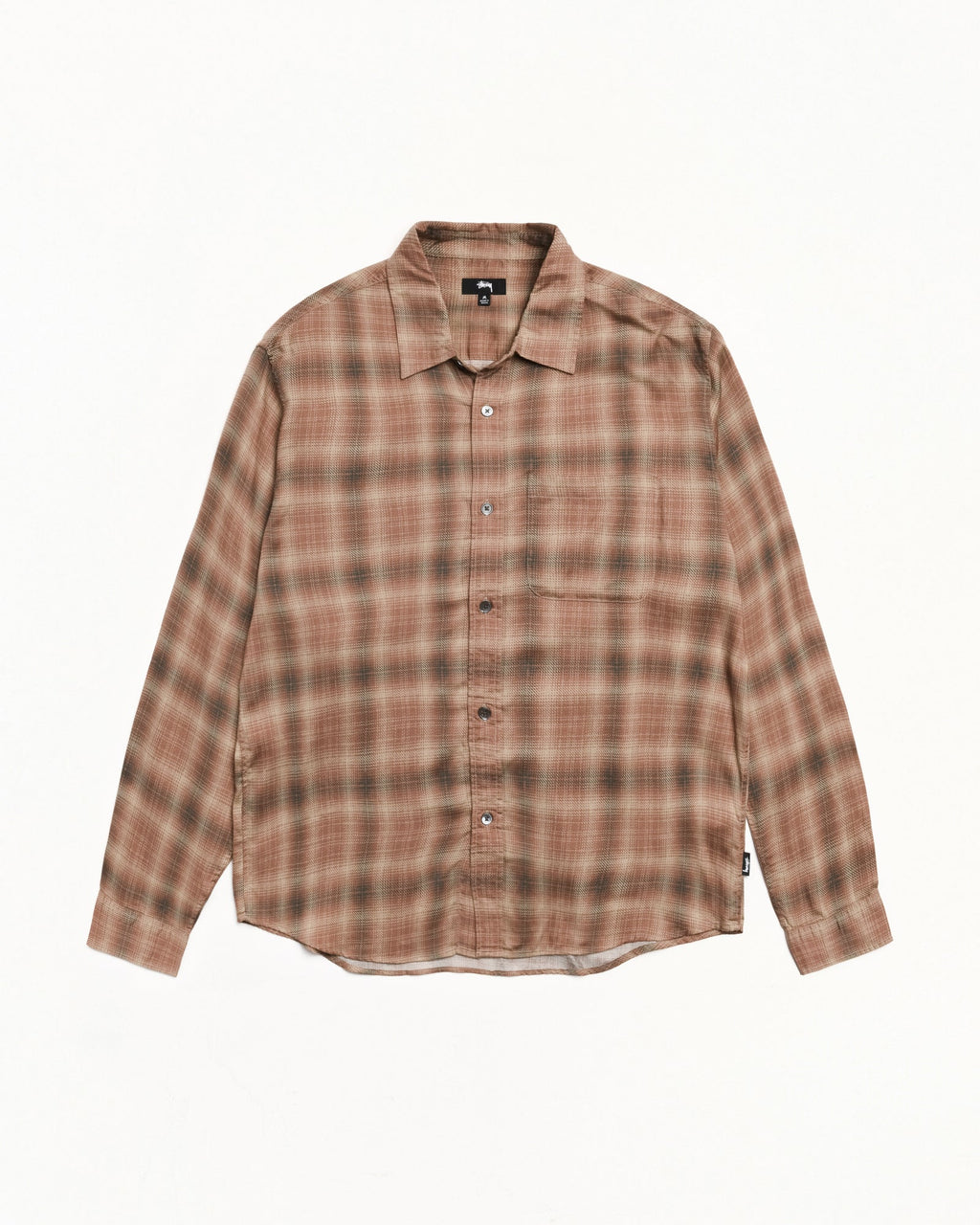 MATTHEW PLAID SHIRT - Brick