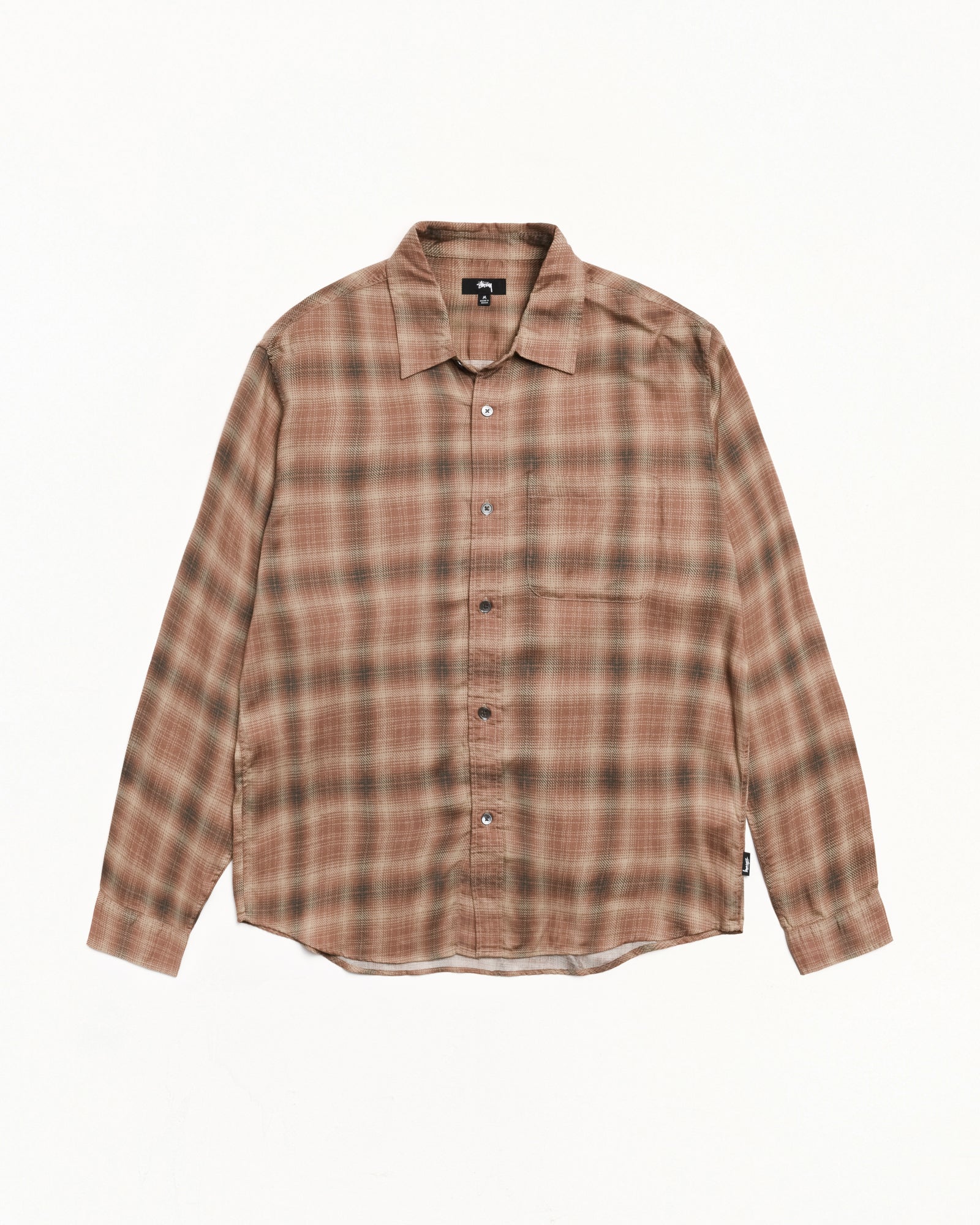 MATTHEW PLAID SHIRT - Brick