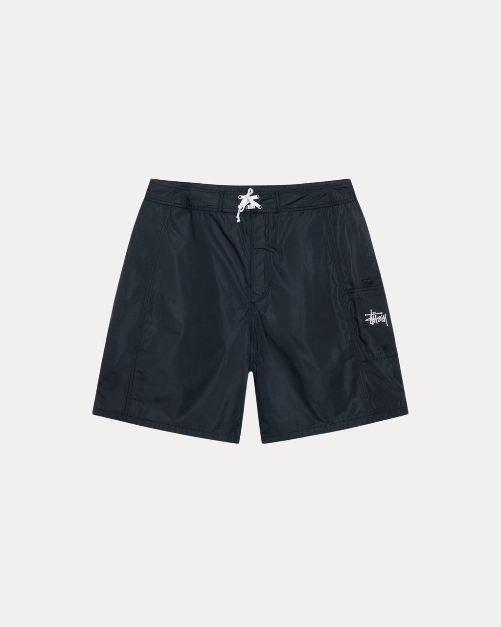 PANELED BOARD SHORT - Black