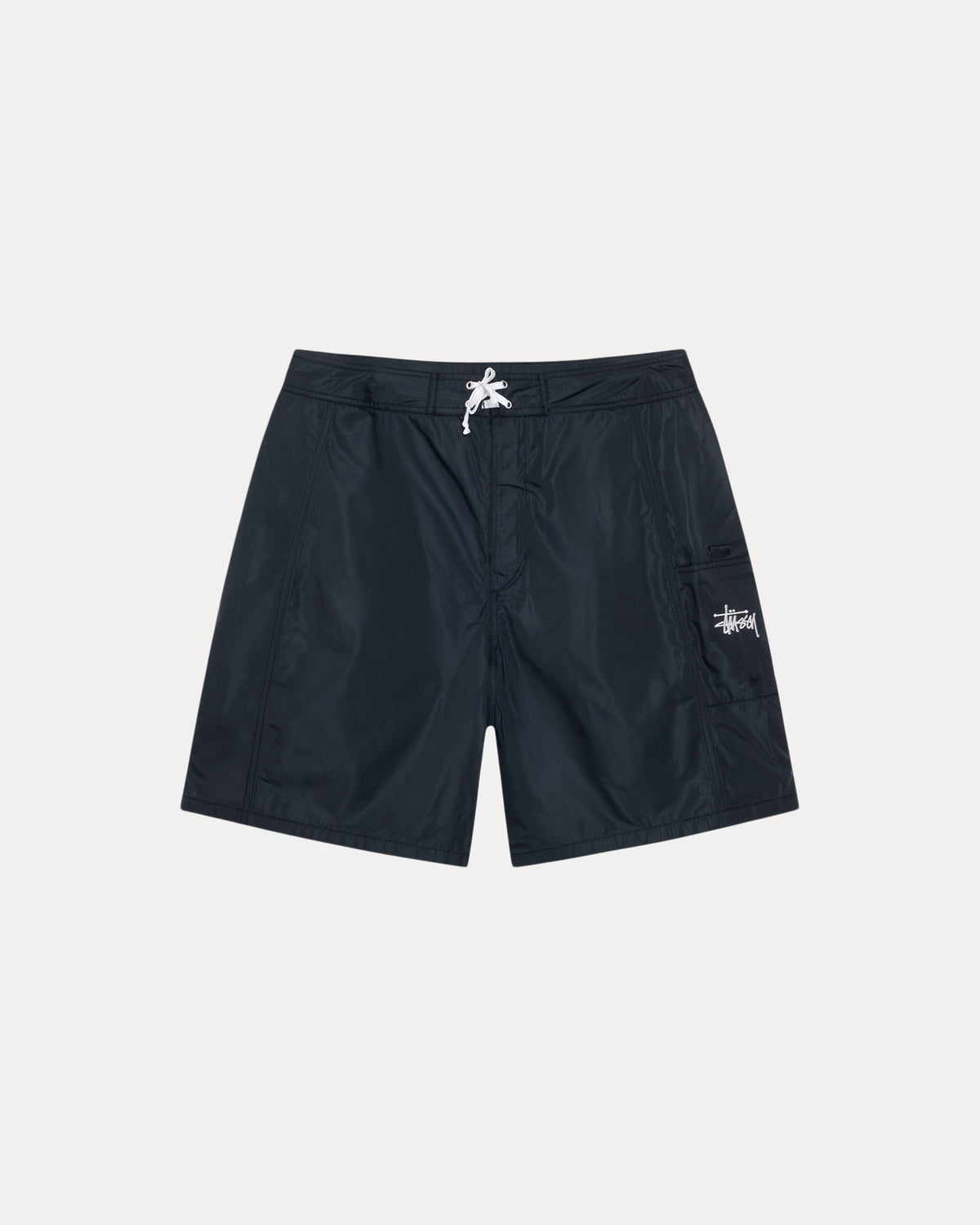 PANELED BOARD SHORT - Black