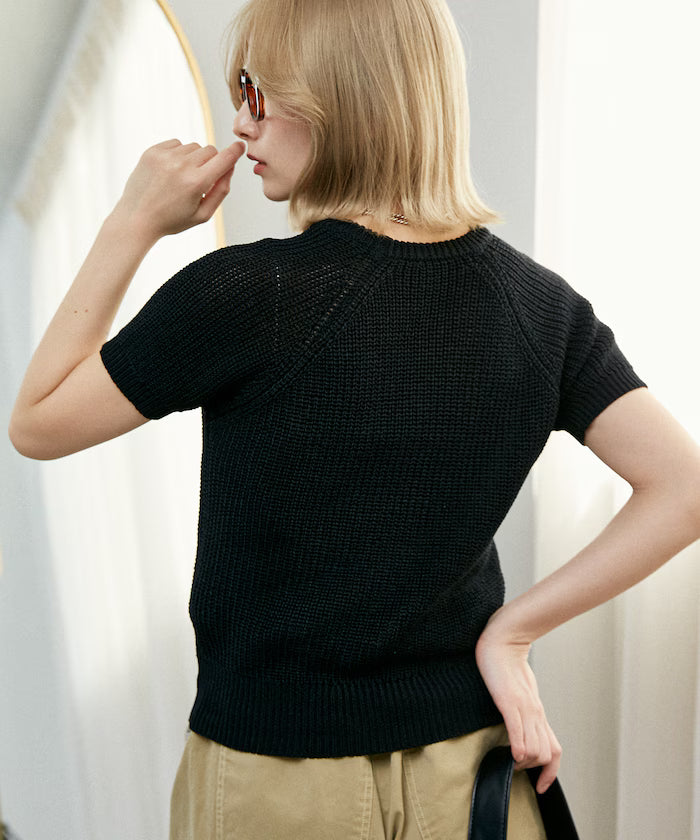 Compact Summer Knit with Purl Stitch - Limited Expansion