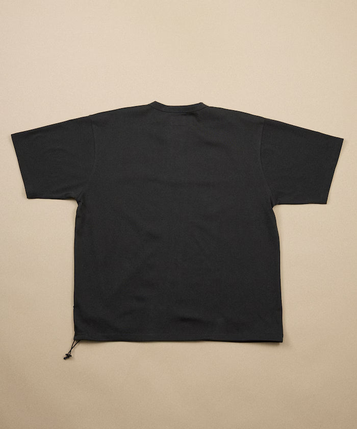 FREAK'S STORE for BEACH & FES Relax Fit One Point Logo Spindle Henley Neck T-Shirt