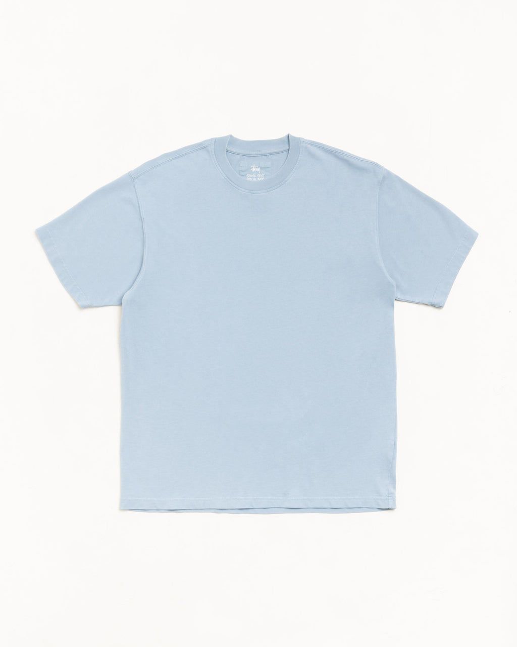 GARMENT DYED SS TEE - Dust Blue