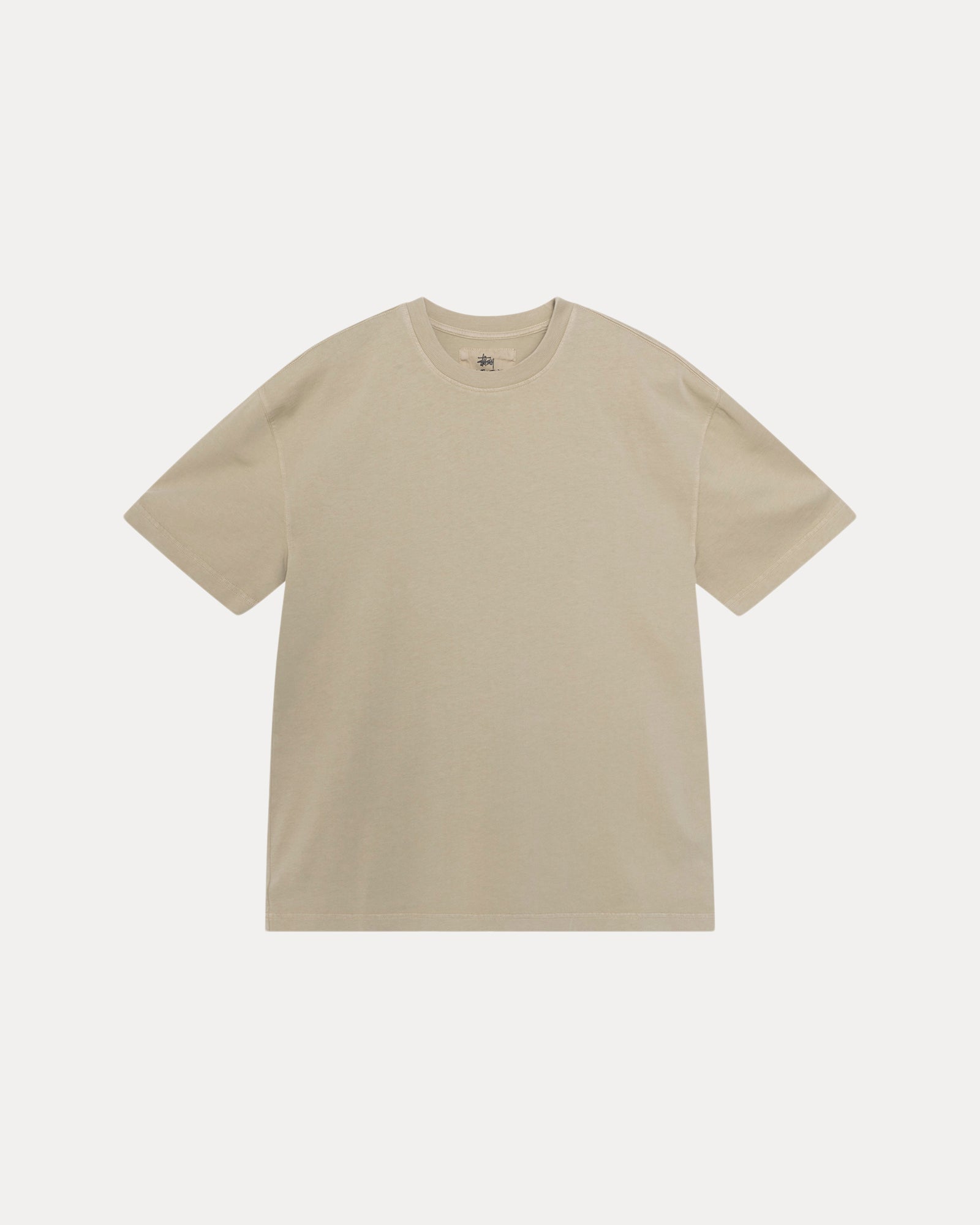 GARMENT DYED SS TEE - Tan