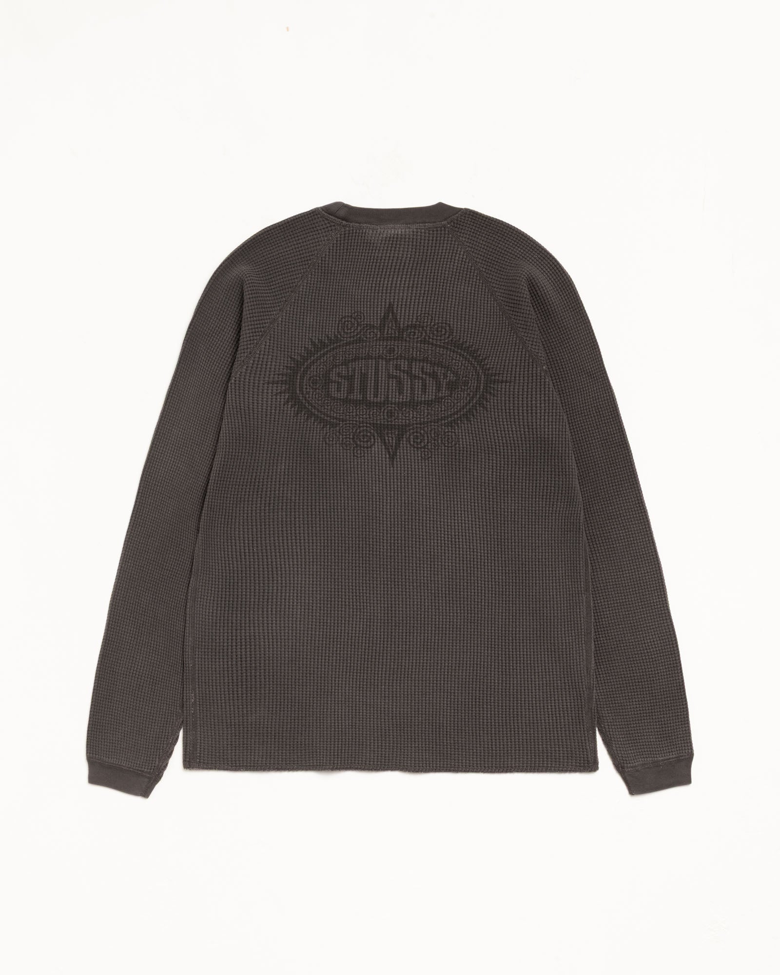MANTRA RAGLAN THERMAL - Washed Black
