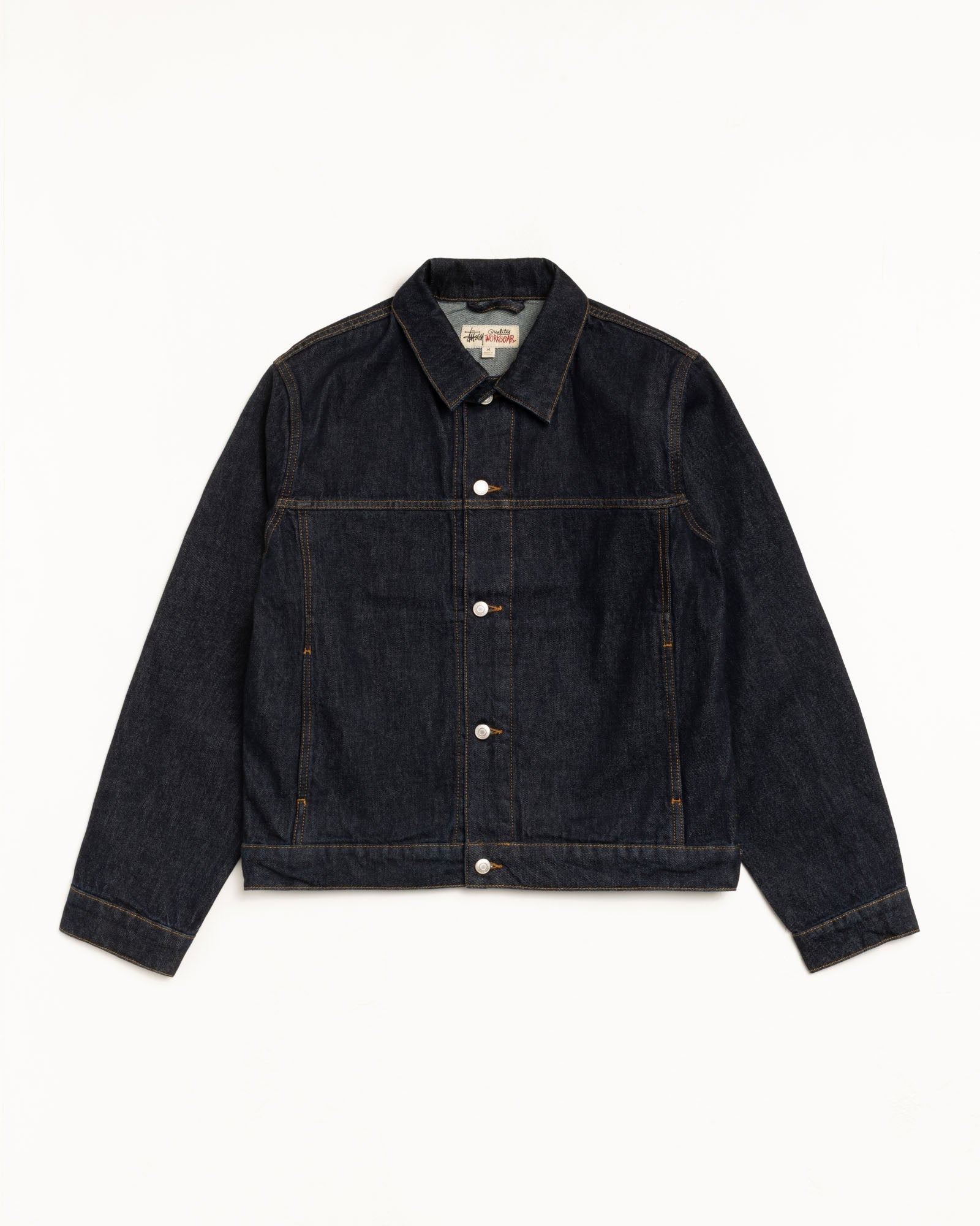 DENIM TRUCKER JACKET - Rinsed Indigo