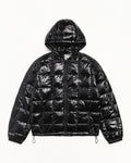 MIDWEIGHT HOODED PUFFER - Black