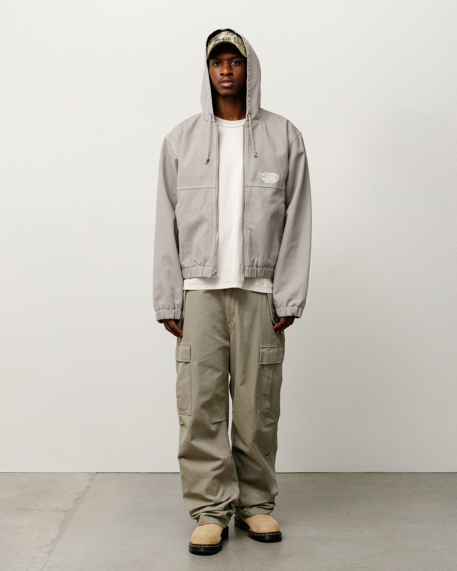WORK JACKET CONTRAST STITCH