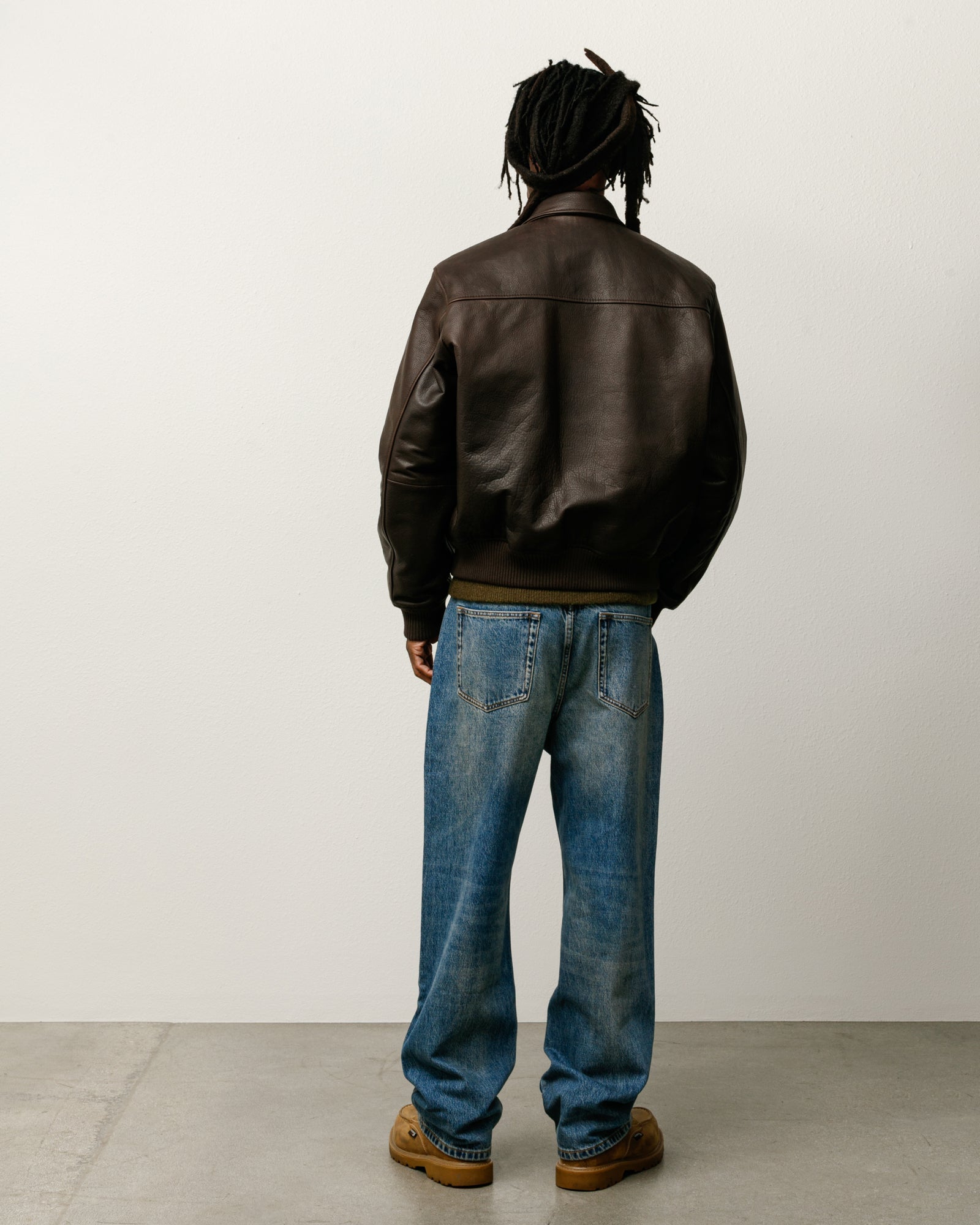 LEATHER FLIGHT JACKET