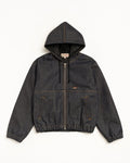 INSULATED WORK JACKET RAW DENIM - Indigo