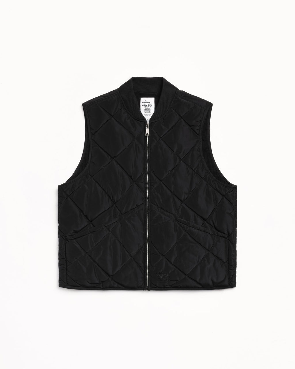 THERMAL LINED QUILTED VEST - Black