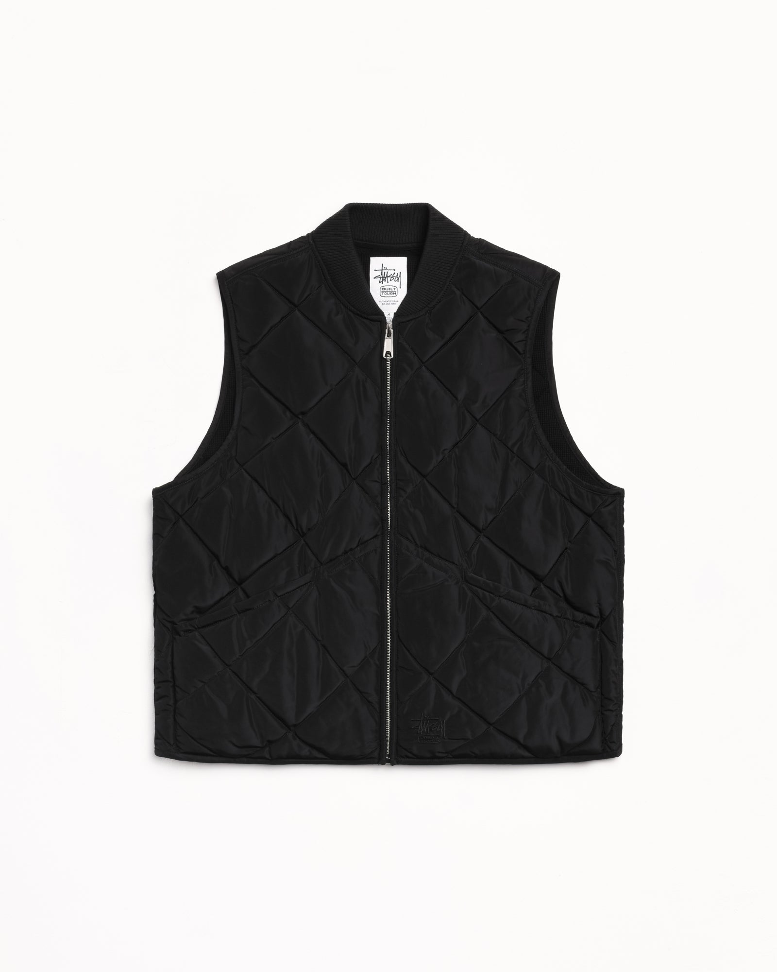 THERMAL LINED QUILTED VEST - Black