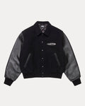 GLOBE VARSITY JACKET - Black
